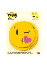 بوست-إت 4 تصميمات رموز تعبيرية مطبوعة BC-2030-EMOJI2 3x3 بوصة حزمة من 2 3M