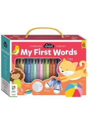 Hinkler Junior Explorers First Words Learning Library - Early Learning Books for Kids, Educational Word Recognition Set, Kids&#39; First Words