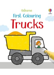 Usborne First Colouring: Trucks &ndash; Fun and Easy Colouring Book for Toddlers, Perfect for Developing Creativity, Simple Truck Illustrations, Ideal for Ages 2+