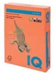 Generic Iq Colored Copy Paper, Orange, A4, 80GSM, 500 Sheets/Ream Ref: Or43