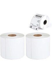 [2 Rolls, 700 Labels] 4&quot;x6&quot; Direct Thermal Shipping Label Compatible with Zebra Printers, Blank Shipping Labels for Amazon FBA,UPS, USPS, Fedex, DHL, Endicia, eBay (2 Roll - 700 Labels)
