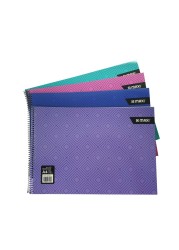 Maxi A4 Spiral Bound Sketch Book 20 Sheets Multicolour 4 PCS