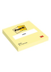 3M Post-it Notes 654 Canary Yellow 3x3inch 100 PCS