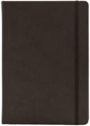 Collins Legacy A5 Hard Cover Notebook, 240 80gsm Square Pages - Black Cover