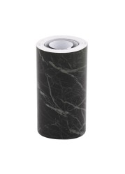 uxcell Self-adhesive Film, Black Marble Paper, Skirting Wall Waist Line, Border Sticker, Living Room Floor 16.4Ft