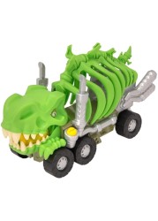Teamsterz Mighty Machines Light &amp; Sound T-Rex Rib Cage Ripper &ndash; Roaring Dino with Flashing Eye, Chomping Jaws, Storage for Teamsterz Cars, Interactive Rib Cage, Independent Free-Moving Wheels