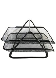 Generic Metal Paper Tray- 2 Layer- Black Color
