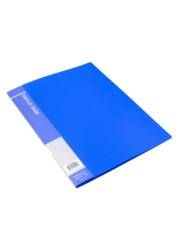 ديلي غلاف حافظ للكتب ذو 10 جيوب - أزرق.