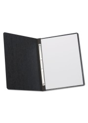 Oxford Heavyweight Pressguard and Pressboard Report Cover Wreinforced Side Hinge 2Prong Metal Fastener 3 Cap 85 X 11 Black