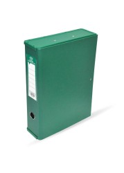 FIS Colored PP Rigid Box File with Colored Plastic Sides, 210 x 330 mm - FSBFRPLGR