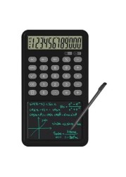 12 Digit LCD Display Desk Calculator with notepad, Mute Portable Desktop Calculator,Basic Calculator for Office Business and Home
