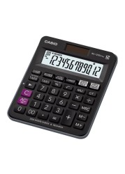 ألة حاسبة للأعمال المالية و الأعمال 12 رقم MJ-120D Plus-BK من كاسيو ، اسود