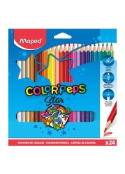 Maped Color&#39;Peps Star Colouring Pencils Set 24 PCS