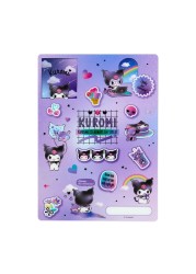 Sanrio 484920 Kuromi-chan Kuromi Shitajiki 484920 Children&#39;s Learning Stationery Character 7.1 x 0.04 x 9.8 inches (18 x 0.1 x 25 cm)