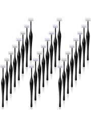 ANCIRS 24 Pack Eyebrow Trimmer Razors for Women Makeup, Facial T Shape Shaver Tool for Eye Brow, Stainless Steel Eyebrow Trimming Kit for Girls - Black
