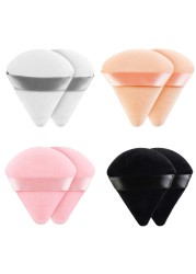 8 Pieces Triangle Powder Puff Face Soft Triangle Makeup Puff Velour Cosmetic Foundation Blender Sponge Beauty Makeup Tools