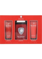 Lamborghini Sportivo Gift Set Edt 125ml + Shower Gel 100ml + After Shave Balm 100ml