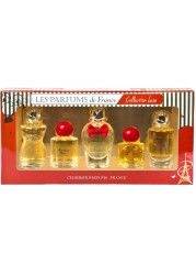 Charrier Parfums Les Prfms/D/F Coll Luxe(C/O12+M/C9.3+A/D/F8.5+Ambr10.5+Mdsha9.4) Men Mini Set Edp