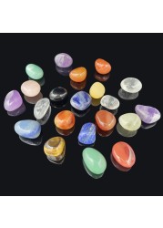 3Sets21Pcs 7 Chakra Stones Energy Crystals Tumbled Polished Healing Crystals for Chakra BalancingJewelry MakingHome Feng Shui Decorations