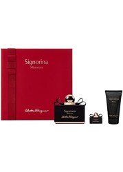 Salvatore ferragamo Women&#39;s Signorina Misteriosa Eau De Parfum Spray, 50 ml, Body Lotion, 50 ml, Bath &amp; Shower Gel, 50 ml Gift Set