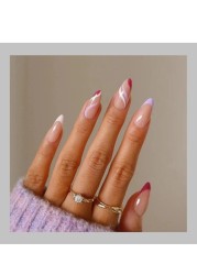 Salon Acrylic Reusable False Nails Set Double Tape and Glue Included