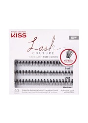 KISS Lash Couture Faux Mink Lash Extensions Style Venus Exclusive FlatBand Technology Short Medium Length 60 Individual Lash Clusters Glue On Lashes