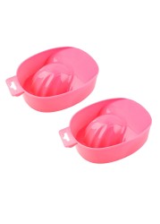 Framendino, 2 Pack Manicure Bowls Nail Soaking Soak Off Tray Art Hand Wash Spa Tool