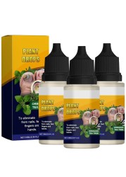 Plant Drops - Plant Drops for Nails Care, Oregano Tea Tree, Tea Tree and Oregano Oil for Toenail 10 ml/0.34 Fl.oz
