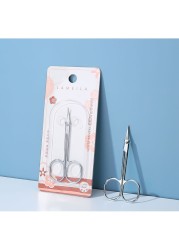Lameila Eyebrow Scissors Nose Hair Remover Eyebrow Stainless Steel Beauty Scissors For Women A0401