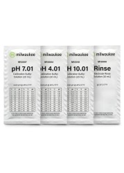 Milwaukee Instruments M1000AB pH 7.0/4.0 and 10.0 Buffer Solution Assortment, 20 mL Volume