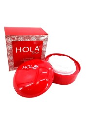 Hola Spain Skin Petal Body Talc Dusting Powder Puff 4 oz