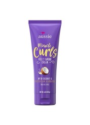 Aussie Miracle Curls Frizz Taming Cream 6.8 Ounce - Coconut And Jojoba Oil