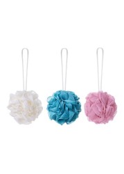 Marrkhor 3-Piece Loofah Bath Sponge Puff Set, Multicolour, 11X9X10Cm