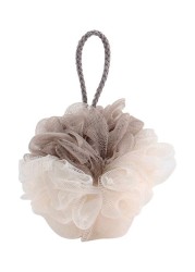 Marrkhor Large Soft Scrubbing Body Sponge Shower Loofah Cleaning Massage Tool, Brown/White, 20X10X5Cm