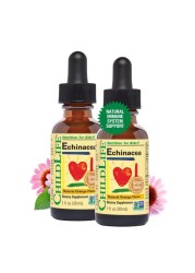CHILDLIFE ESSENTIALS Echinacea for Kids Kids Echinacea Drops Liquid Echinacea Tincture Alcohol Free Echinacea Liquid Supplement for Babies Toddlers Children Natural Orange 1 Fl Oz Pack of 2
