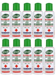 Cosmo Advanced Instant Hand Sanitizer Spray - 200ml, Pack Of 10
