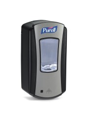 PurellLTX12 TouchFree Hand Sanitizer Dispenser ChromeBlack for 1200 mL PURELL LTX12 Hand Sanitizer Refills Pack of 1 192804