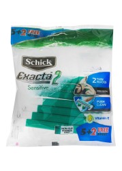 Schick Exacta 2 Sensitive Disposable Razor Multicolour 7 Razors