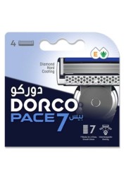دوركو بيس 7 خرطوشة حلاقة للرجال 4 قطع