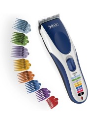 Wahl Color Pro Cordless Rechargeable Hair Clipper &amp; Trimmer - Easy Color-Coded Guide Combs - For Men, Women, Children - Model 9649