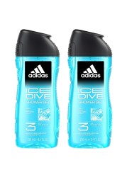 Adidas Ice Dive Shower Gel 250ml Pack of 2