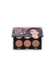 W7 Lift Sculpt Cream Contour Kit Concealing Highlighting Contouring Makeup Palette StepbyStep Instructions Included