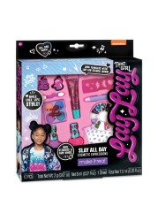 That Girl Lay Lay Slay All Day Cosmetic Expressions 12 Piece Set Make It Real Nickelodeon NailsEyesLipsStyle Beauty Makeup Kit Nail Art Tweens Girls Kids Ages 6