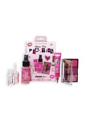 Revolution Beauty Mean Girls x Revolution The Plastics Mini Set Makeup Gift Set with Liquid Blush Lip Gloss Spray Eyeshadow Vegan CrueltyFree