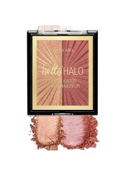 Wet n Wild MegaGlo Blushlighter, Blendable Blush &amp; Highlighter Set, Shimmery Metallic Finish, Flash Me