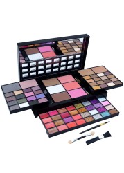 All in One Makeup Kit for Women Full Kit 74 Colors Professional Makeup Gift Set Include 36 Eyeshadow 16 Lip Gloss 12 Glitter Cream 4 Concealer 3 Blusher 2 Highlight and Contour 1 Bronzer