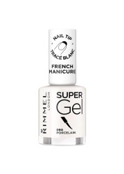 Rimmel London Super Gel French Manicure Nail Polish 090 Porcelain 12ml