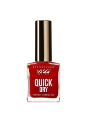 Kiss Quick Dry Nail Polish QP04 Ready Set Red 13ml