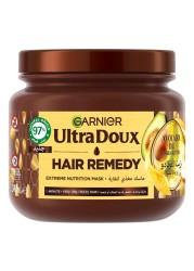 Garnier Ultra Doux Hair Remedy Avocado Oil And Shea Butter Extreme Nutrition Mask Clear 340ml