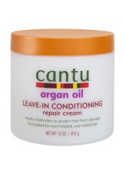 Cantu Argan Oil Leave-In Conditioning Repair Cream White 453g